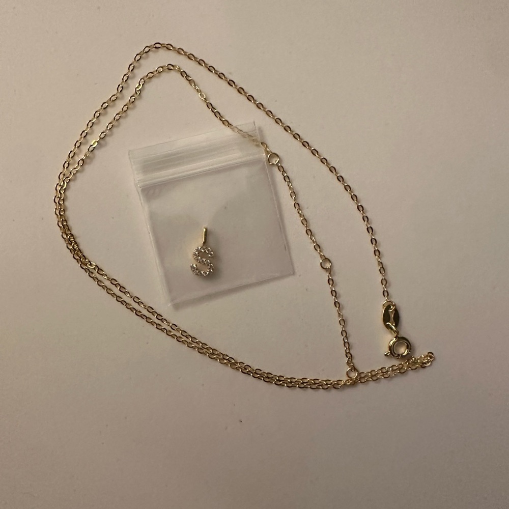 Letter S Necklace